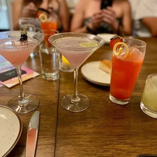 Hand crafted cocktails at Braised Kitchen.