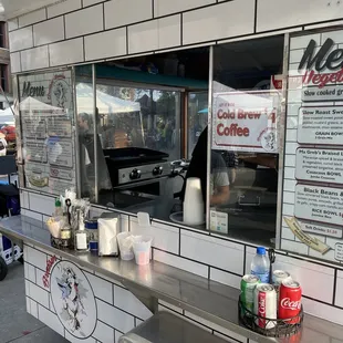 Great cold brew and food options when walking around the farmers market on the square