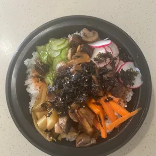 Wild Mushroom Bibimbap Bowl