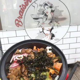 Wild Mushroom Bibimbap Bowl