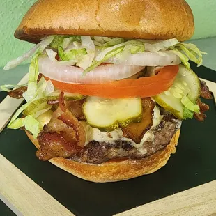 Bacon Bleu Cheeseburger