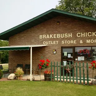 the outside of the store