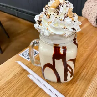 Skrewed up peanut butter shake