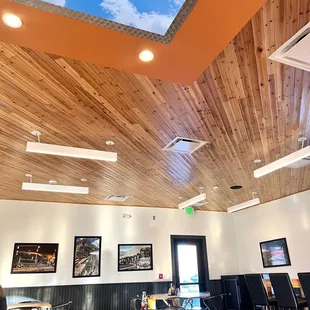 interior, sushi and sashimi