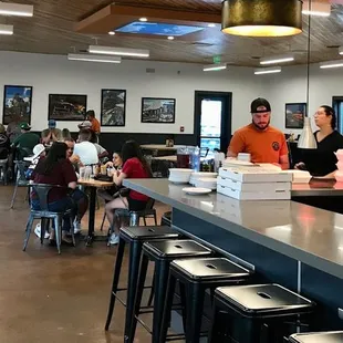interior, sushi and sashimi