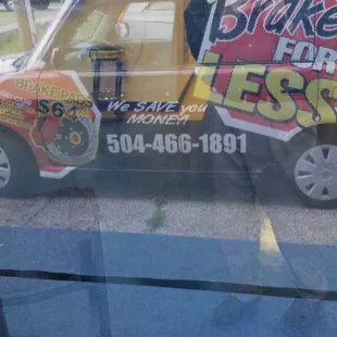 The Brakes For Less mobile.