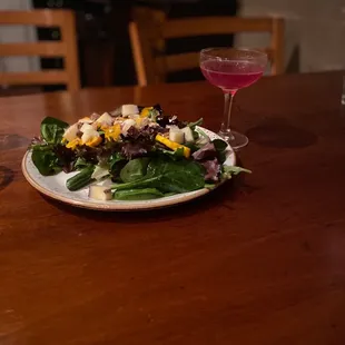 Winter salad and beet cocktaol