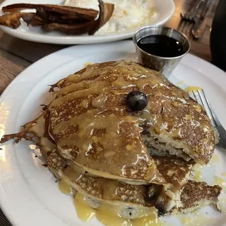 Blueberry&lemon Curd Pancakes