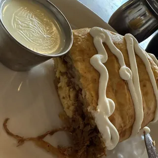 Breakfast chimichanga