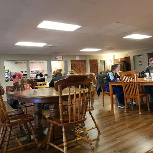 people sitting at tables