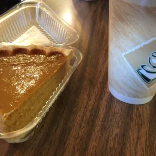 Mocha &amp; pumpkin pie