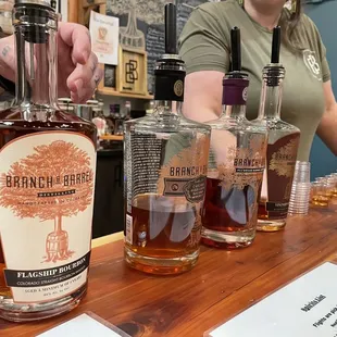 The expressions of whiskies we sampled