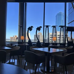 Patio seating g was not open today.