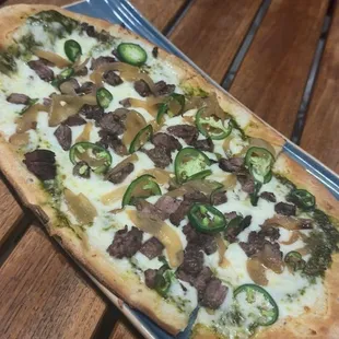 Steak & Chimichurri Flatbread