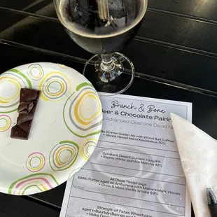 Baltic Porter which was interesting to find out is brewed like a lager and was good with smoked chocolate