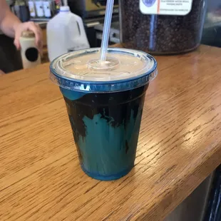 Black and white chocolate iced mocha!