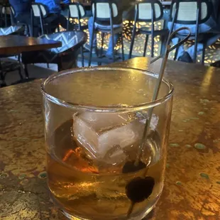 Old-fashioned with tequila