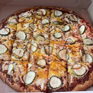 BBQ Chicken, add Pickles