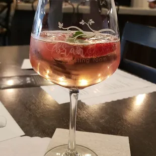Watermelon sangria