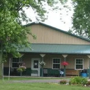 outside