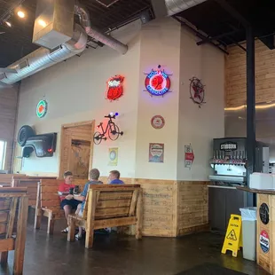 Inside wall