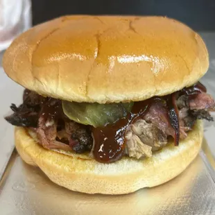 Sandwiches are his Signature.. Very Flovorful and Moist.