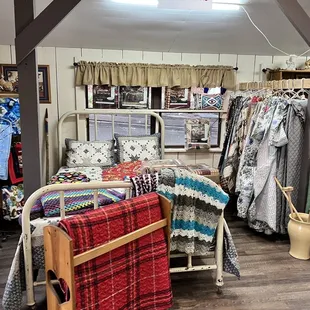 a variety of clothing items