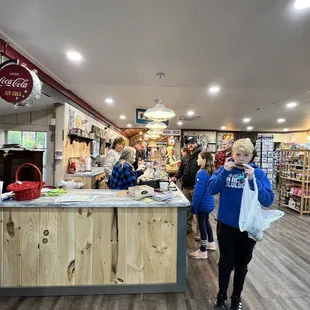 people shopping in the store