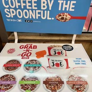 coffee by the spoonful display