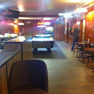 Pool tables...