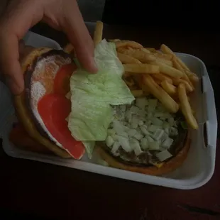 Cheeseburger combo
