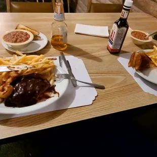 This is Branding Iron's version of the 6 Oz sirloin. Thank you for serving us and making it delicious!!!!