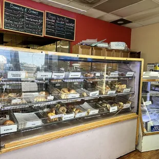 a bakery with a variety of baked goods