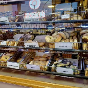 Large assortment on a Monday morning. They sell out quick!