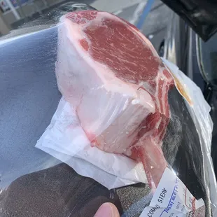 Cowboy cut! Steak jesus be grilled!