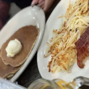 pancakes, food