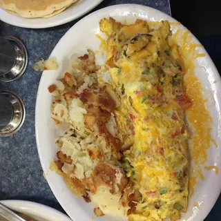 Chicken Fajita Omelette