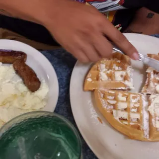 Belgian Waffle Combo