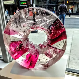 Glass wheel