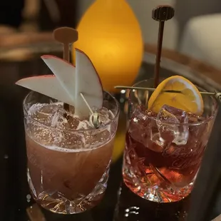 Return to Innocence left &amp; Boulevardier right = tasty