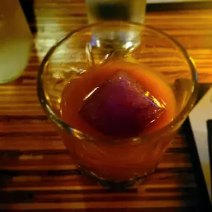 This drink - carrot and bourbon = bliss