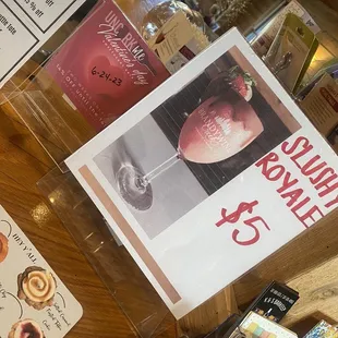 a selection of wines