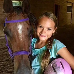 One of our students (Brannon Stables - Lexington Horse Riding Lessons, Lexington Horse Boarding)