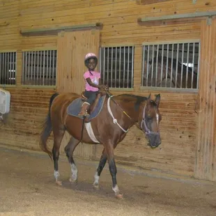 One of our students - (Brannon Stables - Lexington Horse Riding Lessons, Lexington Horse Boarding)