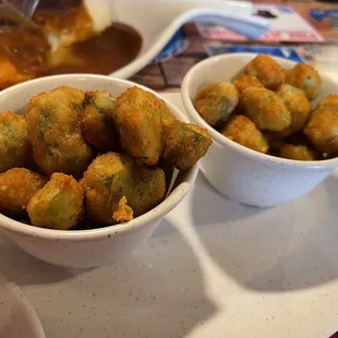 Fried okra.
