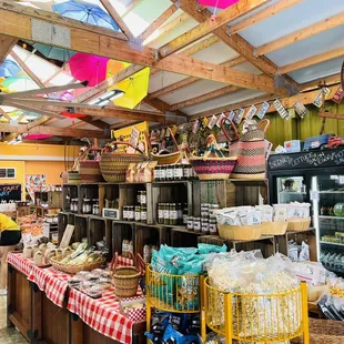 the inside of a store