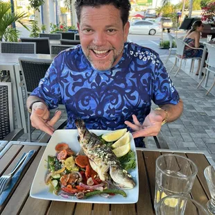 Andy Albright &amp; that whole Branzini fish