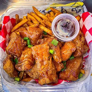 Double Fried Salmon Bites Combo