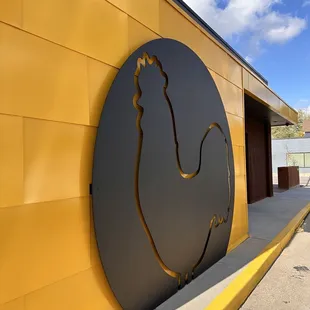 a sign for a restaurant