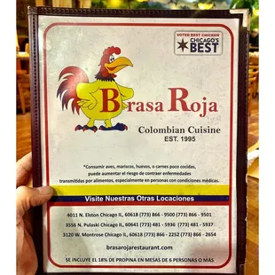 Brasa Roja. Columbian Cuisine 3556 N Pulaski Rd, Chicago, IL . One of 3 Chicago Locations.